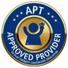 Telehealth Certification Institute LLC has been approved as a continuing education provider by the Association for Play Therapy: APT Approved Provider 21-633. Per the Association for Play Therapy (APT), play therapy training may not be awarded to non-mental health professionals. APT alone holds the right to accept or deny any continuing education training at its discretion. APT logo denoting approval