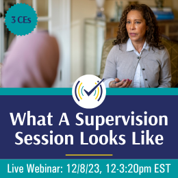 What A Supervision Session Looks Like Webinar