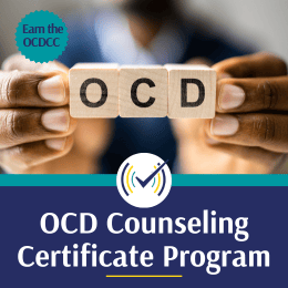 OCD Counseling Certificate 3 webinars with CEs Bundle