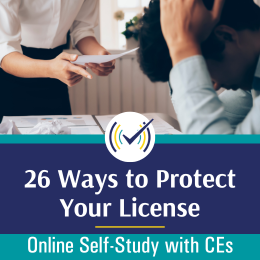 26 Ways to Protect Your License Self-Study