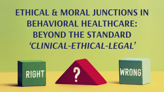 Building blocks indicating right or wrong with a question mark between them
