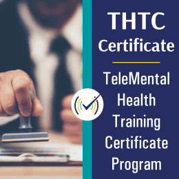 Telemental Health Training Certificate Program