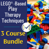 building blocks being used for LEGO based Play Therapy Techniques 