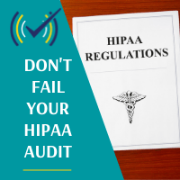 Note for passing HIPAA regulations