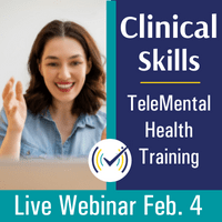 Thumbnail for TeleMental Health Clinical Skills webinar february 4th