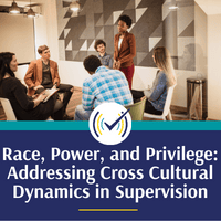 Race, Power, and Privilege: Addressing Cross Cultural Dynamics in Supervision