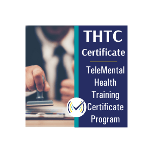 Trainer approving TeleMental Health Training Certificate.
