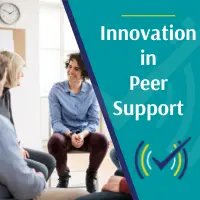 Innovation in Peer Support one on One session with female Social Worker and a client