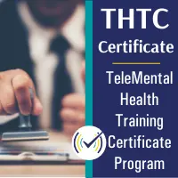 Trainer approving TeleMental Health Training Certificate.