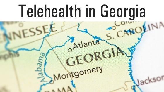 Telehealth in Georgia Map